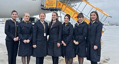 Pegasus'tan Dünya Kadınlar Günü özel uçuşu