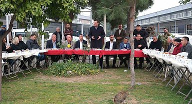 Pehlivan, AYMAS esnafı ile buluştu