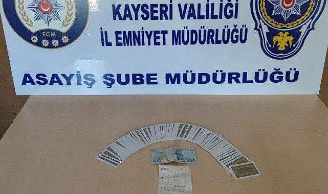 Polisten 'kumar' operasyonu