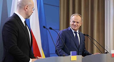 Polonya Başbakanı Tusk ve Ukrayna Başbakanı Şmihal bir araya geldi