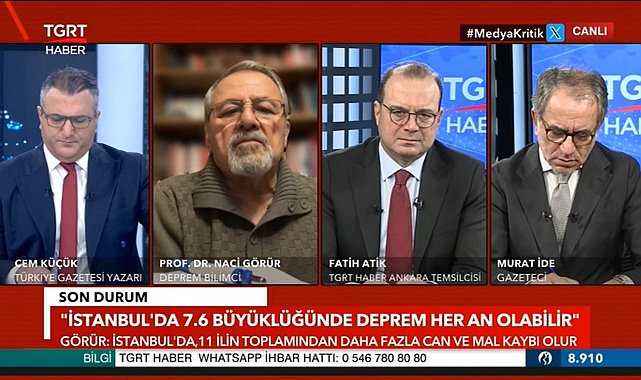Prof. Dr. Naci Görür'den kentsel dönüşüm çağrısı