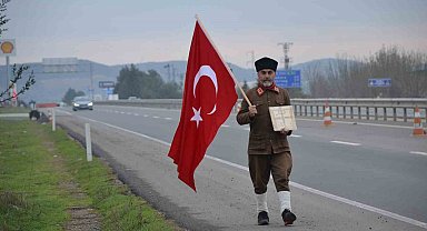 "Torundan Dedeye Vefa Yürüyüşü" Keşan'a ulaştı