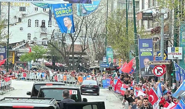Recep Tayyip Erdoğan'a Bursa morali