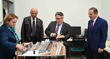 Rektör Özölçer, Lisanüstü Eğitim Ofisi'nin açılışını gerçekleştirdi