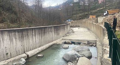 Rize'de bir garip dere ıslahı