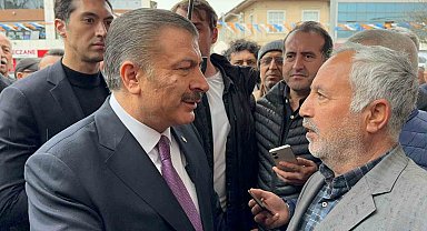 Sağlık Bakanı Fahrettin Koca Düzce'de