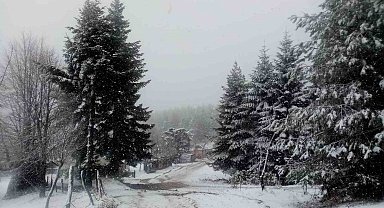 Sakarya ve Kocaeli'nin yüksek kesimleri yeniden beyaza büründü