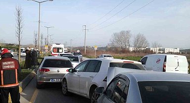 Sakarya'da 7 araçlı zincirleme kaza: 5 yaralı