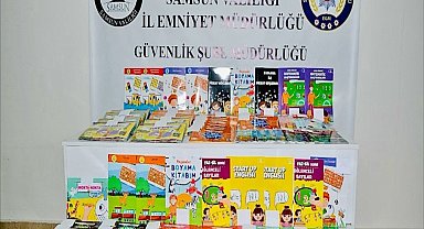 Samsun'da 10 bin 679 adet bandrolsüz kitap ele geçirildi