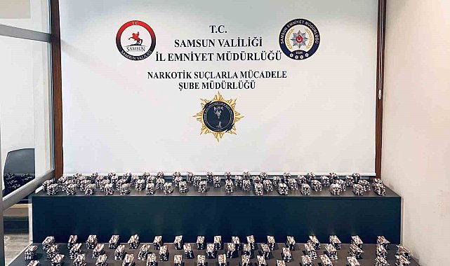 Samsun'da 13 bin 797 adet sentetik ecza ele geçirildi: 2 gözaltı