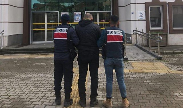 Samsun'da 17,5 yıl hapis cezası ile aranan şahıs jandarma tarafından yakalandı