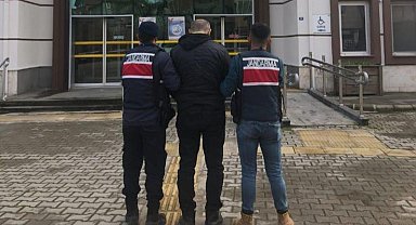 Samsun'da 17,5 yıl hapis cezası ile aranan şahıs jandarma tarafından yakalandı