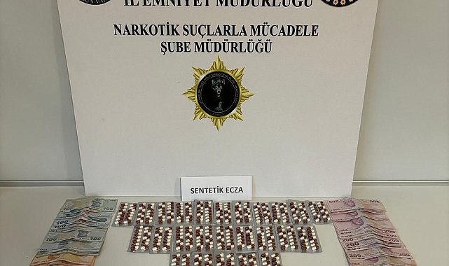 Samsun'da 3 bin 95 sentetik ecza ele geçirildi: 2 gözaltı
