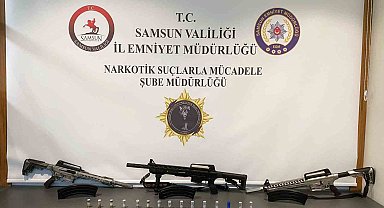 Samsun'da 3 kişi ruhsatsız tüfeklerle yakalandı