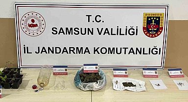 Samsun'da jandarmadan uyuşturucu madde operasyonu