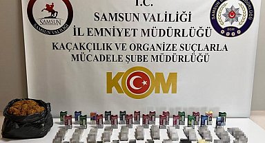 Samsun'da kaçak elektronik sigara ve makaron ele geçirildi