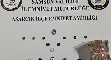 Samsun'da şüpheli şahsın üzerinden tarihi eserler çıktı