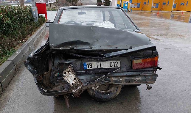 Samsun'da tanker ile otomobil çarpıştı: 1 yaralı