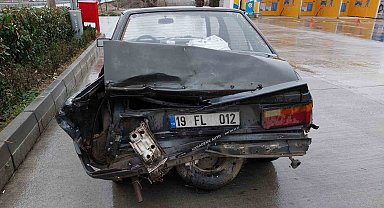 Samsun'da tanker ile otomobil çarpıştı: 1 yaralı