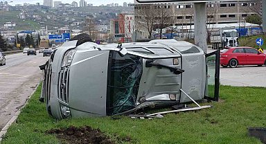 Samsun'da trafik kazası: 2 yaralı