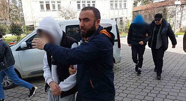 Samsun'da uyuşturucu hapla yakalanan 4 çocuk adliyeye sevk edildi