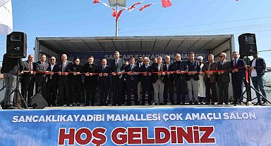 Sancaklıkayadibi çok amaçlı salonu hizmete açıldı