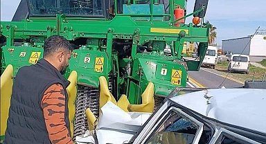 Şanlıurfa'da biçerdöver ile otomobil çarpıştı: 1 ölü, 1 yaralı