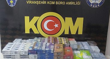 Şanlıurfa'da bin 660 paket kaçak sigara ele geçirildi