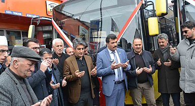 Sarıkamış'ta Yeni otobüsler hizmete girdi