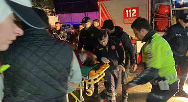 Sarıyer'de kontrolden çıkan beton mikseri karşı şeride geçip kamyonete çarptı: 1 ağır yaralı