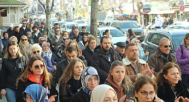 Sarıyer'de vatandaşlar Oğuz Murat Aci için yürüdü