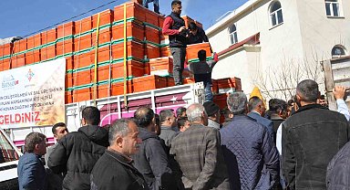 Sason'da organik bal üreticilerine kovan desteği
