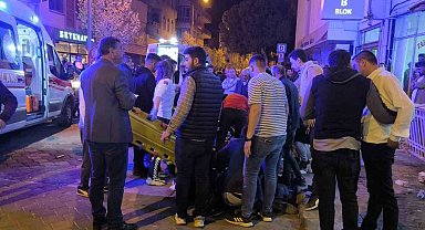 Seçim kutlamaları sırasında parti binasının balkonu çöktü