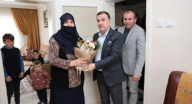 Şehit ailelerine ve gazilere ziyaretler devam ediyor