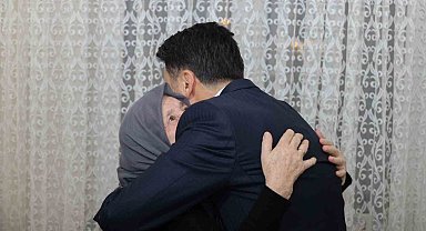 Şehit ailesini yalnız bırakmıyor