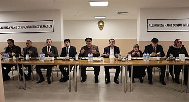 Şehit ve gazi yakınları için iftar programı düzenlendi