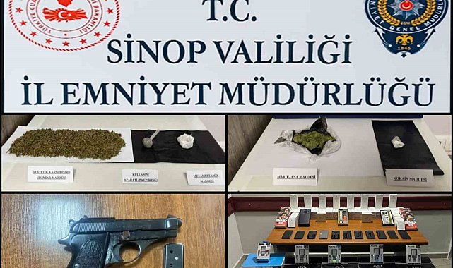 Sinop'ta 1 haftada 23 şüpheli şahıs yakalandı