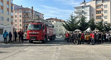 Sinop'ta deprem ve tahliye tatbikatı