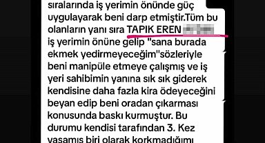 Sucuk ekmek dükkanı açan kadın, muhtar ve oğlu tarafından tehdit edildi