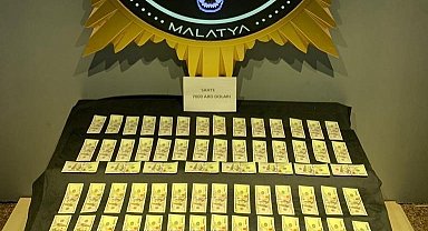 Şüphe üzerine durdurulan motosikletlinin üzerinde sahte 7 bin dolar ele geçirildi