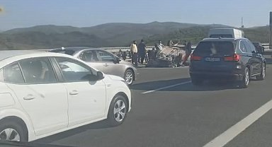 Takla atan otomobilde can pazarı