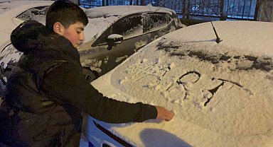 Tatvan'da kar yağışı etkili oldu