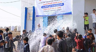 TDV, Yemen'de su kuyusu açtı: 34 bin kişi faydalanacak