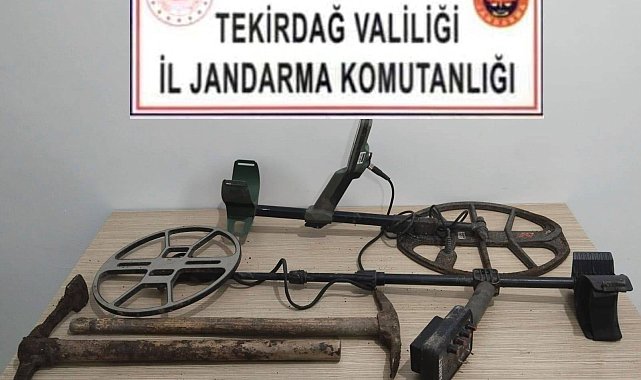 Tekirdağ'da kaçak kazı operasyonu