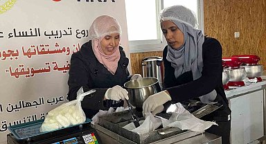 TİKA'dan Filistinli kadınlara yönelik imalathane ve eğitim desteği