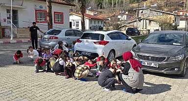 Tokat'ta minik öğrencilere deprem eğitimi