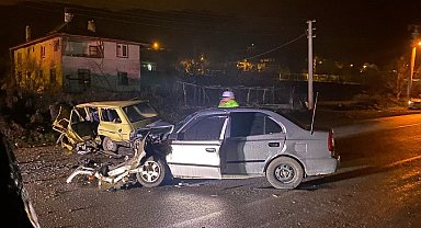 Tosya'da trafik kazası: 2 yaralı