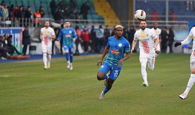 Trendyol Süper Lig: Çaykur Rizespor: 0 - Kayserispor: 0