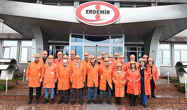 TSO üyeleri Erdemir'i ziyaret etti