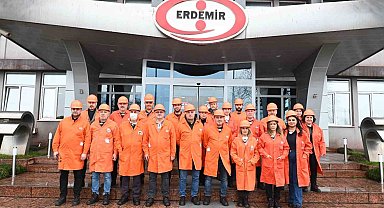 TSO üyeleri Erdemir'i ziyaret etti